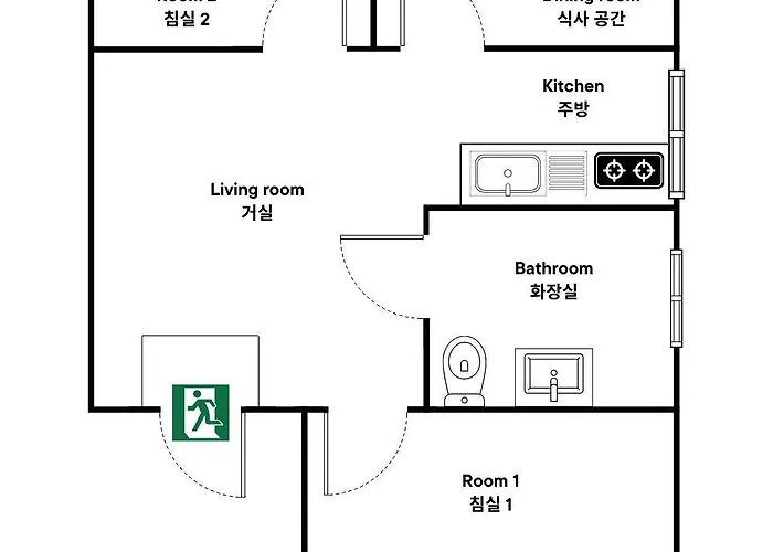 Pousada 신논현역 3분ㅣ퀸침대 3개 6인ㅣ넷플릭스 Netflix ㅣ공간 디자이너의 감성 Seul